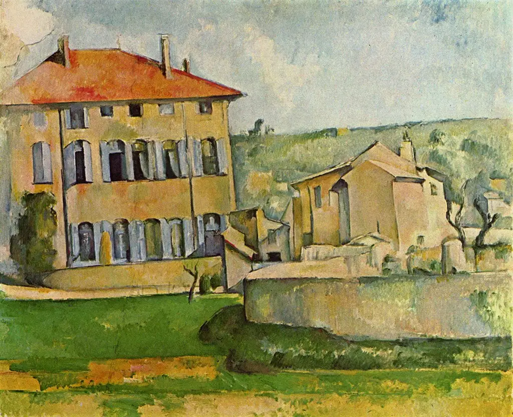 Jas de Bouffan in Detail Paul Cezanne